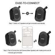 2016] Dual Portable Bluetooth V4.1 True Wireless Stereo Speakers, Jabees beatBOX MINI TWS Splash Proof Wireless... N2