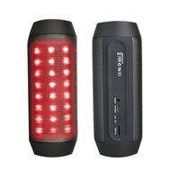 WFS Portable Wireless Stereo Bluetooth Speaker Multi Color Flash LED Light Speaker with Player &amp; FM Radio for...