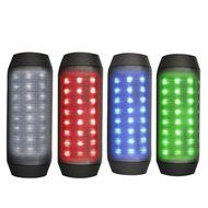 WFS Portable Wireless Stereo Bluetooth Speaker Multi Color Flash LED Light Speaker with Player &amp; FM Radio for... N3
