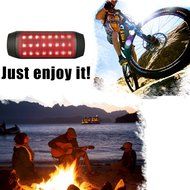 WFS Portable Wireless Stereo Bluetooth Speaker Multi Color Flash LED Light Speaker with Player &amp; FM Radio for... N4