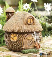 Fairy House Wireless Bluetooth Outdoor Speaker, 11&quot; dia. x 12&frac14;&quot;H