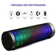 Zinsoko Bluetooth 4.0 Wireless Portable Speakers with LED Lights and Built-in Microphone N6