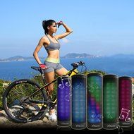 Zinsoko Bluetooth 4.0 Wireless Portable Speakers with LED Lights and Built-in Microphone N8