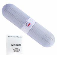 BraveGo Portable Bluetooth 3.0 Wireless Pill Speaker with Fm Radio Support, 3.5mm Connector, Built-in Microphone...
