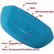 BraveGo Portable Bluetooth 3.0 Wireless Pill Speaker with Fm Radio Support, 3.5mm Connector, Built-in Microphone... N20
