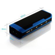 Flag Bona 6W Bluetooth Speaker with 4000mah Power Bank, FM Radio, Micro SD Card and AUX (Blue) N3