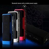 Flag Bona 6W Bluetooth Speaker with 4000mah Power Bank, FM Radio, Micro SD Card and AUX (Blue) N4