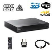 Sony BDP-S1500 Multi Region Blu-ray DVD, Region Free Player 110-240 volts, HDMI Cable &amp; Dynastar Plug Adapter... N3