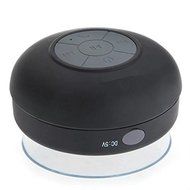 Hipipooo Portable Mini HIFI Waterproof Shower Pool Wireless Bluetooth Speaker Handsfree with Mic (Black)