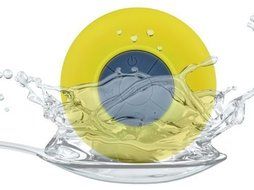 Hipipooo Portable Mini HIFI Waterproof Shower Pool Wireless Bluetooth Speaker Handsfree with Mic (Black) N9