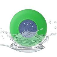 Hipipooo Portable Mini HIFI Waterproof Shower Pool Wireless Bluetooth Speaker Handsfree with Mic (Black) N21