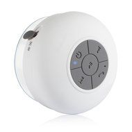 Hipipooo Portable Mini HIFI Waterproof Shower Pool Wireless Bluetooth Speaker Handsfree with Mic (Black) N28