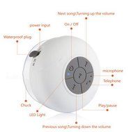 Hipipooo Portable Mini HIFI Waterproof Shower Pool Wireless Bluetooth Speaker Handsfree with Mic (Black) N31
