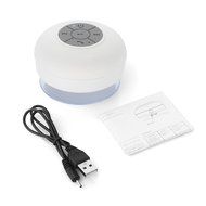 Hipipooo Portable Mini HIFI Waterproof Shower Pool Wireless Bluetooth Speaker Handsfree with Mic (Black) N33