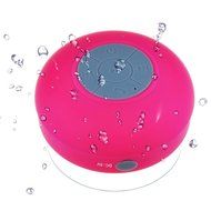 Hipipooo Portable Mini HIFI Waterproof Shower Pool Wireless Bluetooth Speaker Handsfree with Mic (Black) N35