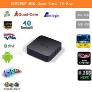 OURSPOP&reg; MXQ Smart TV Box Mini PC Amlogic S805 Quad-Core Android 4.4.2 TV Player WiFi TV Box Media Hub 1GB RAM...