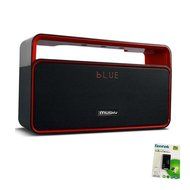 Portable Bluetooth Speaker, with 2x5W Acoustic Drivers, LED Display, Dual Subwoofer, FM Radio, Handsfree Speakerphone...