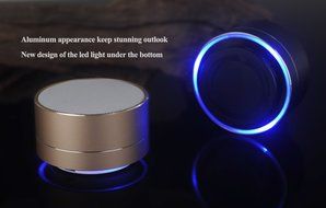 BOOMER VIVI Bluetooth Speakers With Subwoofer B19 Mini Compact Wireless Speaker With LED Light Hi-Fi Quality Sound... N9