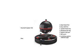 Fineway Portable Wireless Bluetooth 4.1 Floating Sound X-1 Levitating Bluetooth Speaker N2