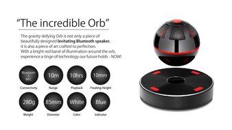 Fineway Portable Wireless Bluetooth 4.1 Floating Sound X-1 Levitating Bluetooth Speaker N7