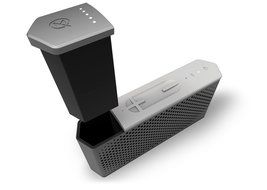 MAQE SOUNDJUMP Aluminum Wireless Bluetooth Speaker with removable magnetic 6000mAh powerbank - Grey