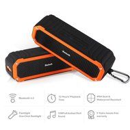 Bluetooth Speakers, [Simpeak] Portable Bluetooth 4.0 Speaker Outdoor Wireless Speakers with Flashlight,Waterproof... N2