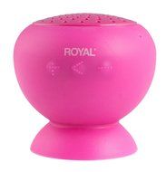 Royal BT10 Splash Resistant Suction Cup PINK Bluetooth Speaker Stick N2