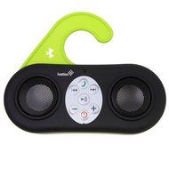 Ivation IVA-400 Waterproof Wireless Bluetooth Shower Speaker and Handsfree speakerphone for All Bluetooth Devices N4
