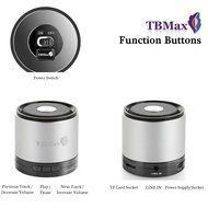 TBMax M7 Bluetooth Wireless Speaker Super Bass, Portable mini Bluetooth Speaker Speakerphone - Compact Small Size... N18