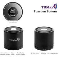 TBMax M7 Bluetooth Wireless Speaker Super Bass, Portable mini Bluetooth Speaker Speakerphone - Compact Small Size... N23