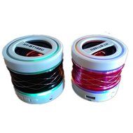 Bluetooth Speakers, Wireless Portable Surround Stereo Speaker with Mic and LED Light, Support FM TF Card and U... N8