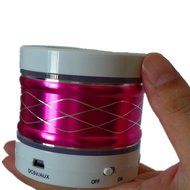 Bluetooth Speakers, Wireless Portable Surround Stereo Speaker with Mic and LED Light, Support FM TF Card and U... N10