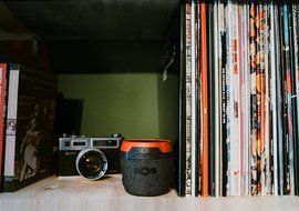 House of Marley EM-JA007-NV Chant Mini BT Portable Wireless Bluetooth Speaker, Navy N9