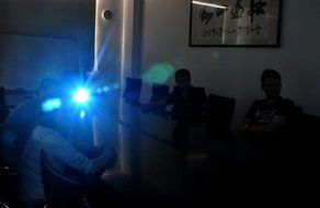 Dual Core 1.5GHz CPU Android 4.2 Projector "DroidBeam" - 8GB Internal Memory, 3000 Lumens, 2000:1, WiFi (White) N9