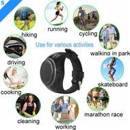 Frewico X10 Watch Shape Ultra Portable Outdoor Wireless Bluetooth Speakers with LED lights + FM radio + Microphone... N6