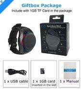 Frewico X10 Watch Shape Ultra Portable Outdoor Wireless Bluetooth Speakers with LED lights + FM radio + Microphone... N7