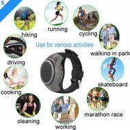 Frewico X10 Watch Shape Ultra Portable Outdoor Wireless Bluetooth Speakers with LED lights + FM radio + Microphone... N13