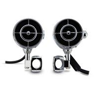 Familyus Waterproof Premium 3&quot; Aluminum Bullet Shape Bluetooth Motorcycle Helmet Speakers Stytem Stereo Radio,... N2