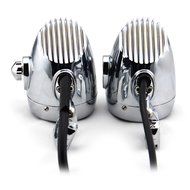 Familyus Waterproof Premium 3&quot; Aluminum Bullet Shape Bluetooth Motorcycle Helmet Speakers Stytem Stereo Radio,... N3