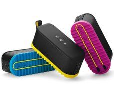 Jabra SOLES for SOLEMATE Bluetooth Speakers with Color Additions - Retail Packaging - Electric Blue/Noisy Yellow... N2