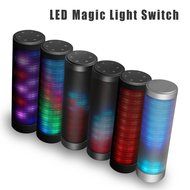 Hip-Hop Portable Speaker, Pasonomi Hi-Fi Wireless Bluetooth Speaker with Colorful LED light Built-in Microphone... N2