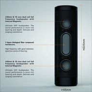 Hip-Hop Portable Speaker, Pasonomi Hi-Fi Wireless Bluetooth Speaker with Colorful LED light Built-in Microphone... N6