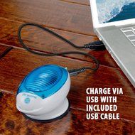 GOgroove IPX4 Splash Proof Bluetooth Shower Speakerphone with Onboard Controls and Microphone for Hands Free Calling... N4