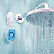 GOgroove IPX4 Splash Proof Bluetooth Shower Speakerphone with Onboard Controls and Microphone for Hands Free Calling... N6