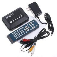 Kingzer Mini TV Media Player 1080P HD USB HDMI VGA AV SD MMC RMVB MP3 AVI Divx MKV