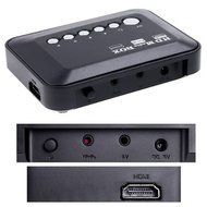 Kingzer Mini TV Media Player 1080P HD USB HDMI VGA AV SD MMC RMVB MP3 AVI Divx MKV N2