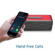 TWOPAGES Portable FM Radio Wireless Bluetooth 4.0 Speaker Hands Free Calling Mic, Micro TF SD Card,10 Hour Play... N4