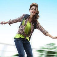 MIFA F4 Ultra-light Wireless Bluetooth Speaker Green,With Mic,Micro SD,Hook ,And Aluminum Alloy Housing shock... N4