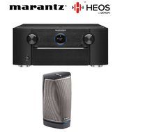 Marantz AV7703 Home Theater Preamp/Processor with 11.2 Channel Processing and Dolby Atmos + Denon HEOS 1 Wireless... N4