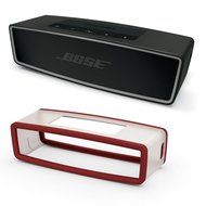 Bose SoundLink Mini II Carbon Kit Bluetooth Speaker w/Deep Red Soft Cover